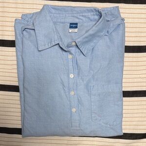 Old Navy Sky Blue Button-Down Shirt